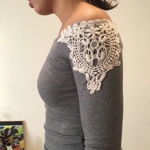 Hollister off the shoulder shirt